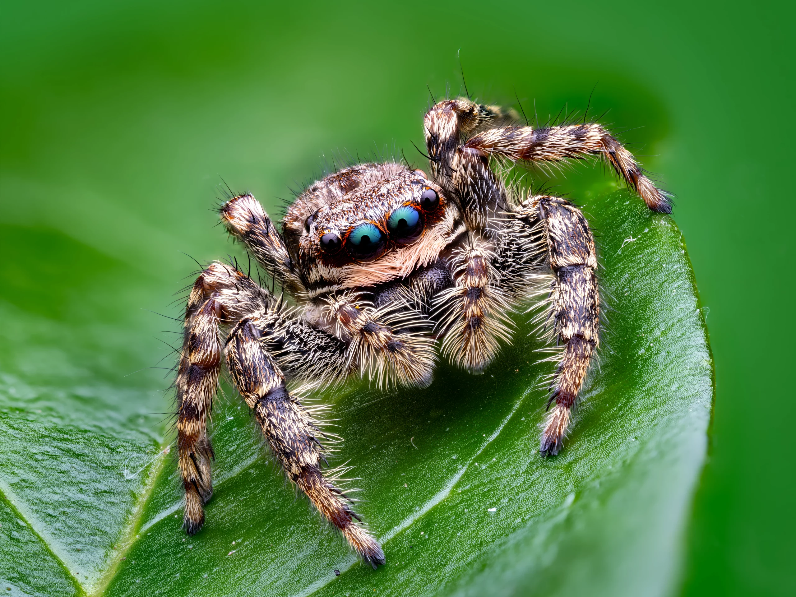 Rinden­springspinne Marpissa muscosa
